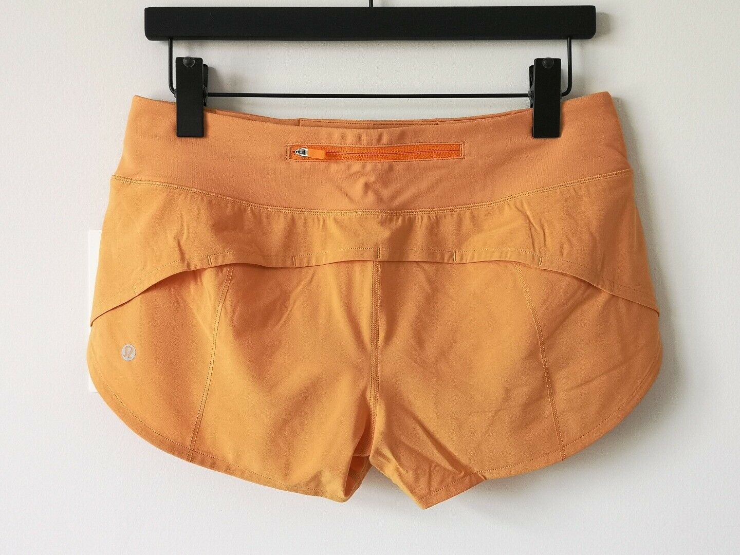 orange lululemon spandex shorts for men