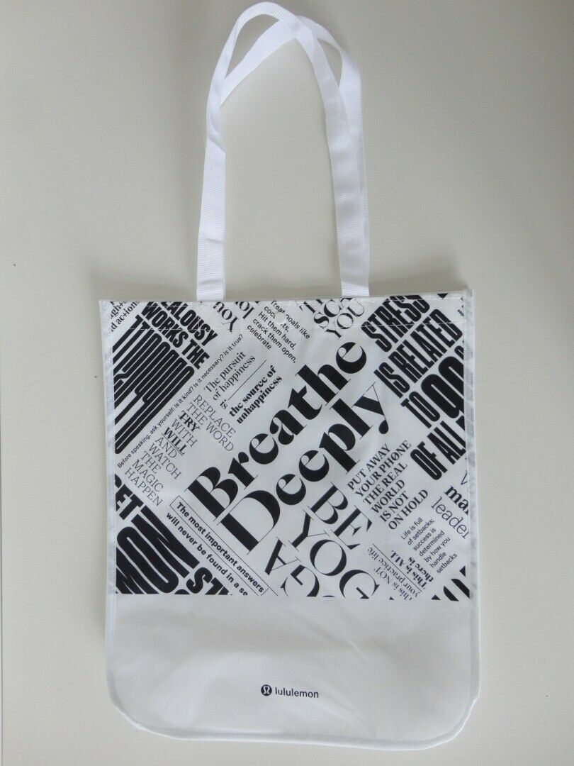 lululemon lunch bag white